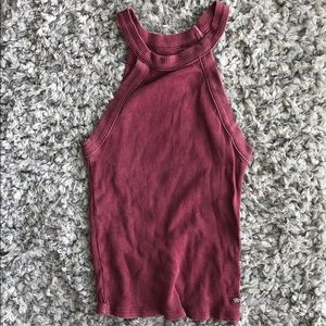 American Eagle cropped halter tank!